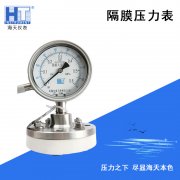 选择隔膜压力表时参考的依据